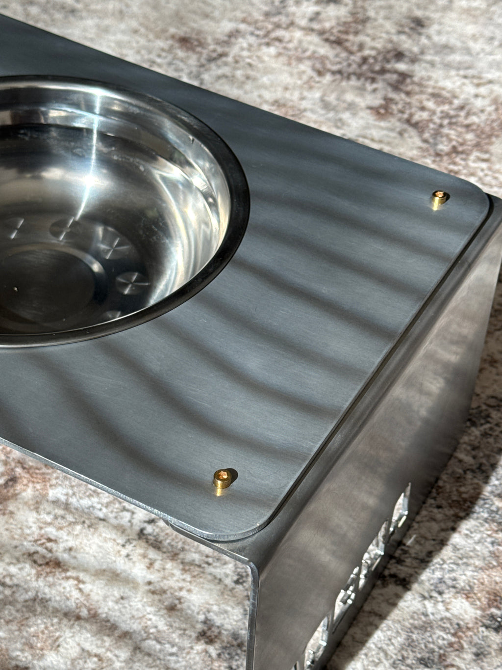 Plato de Aluminio Personalizado para Mascotas