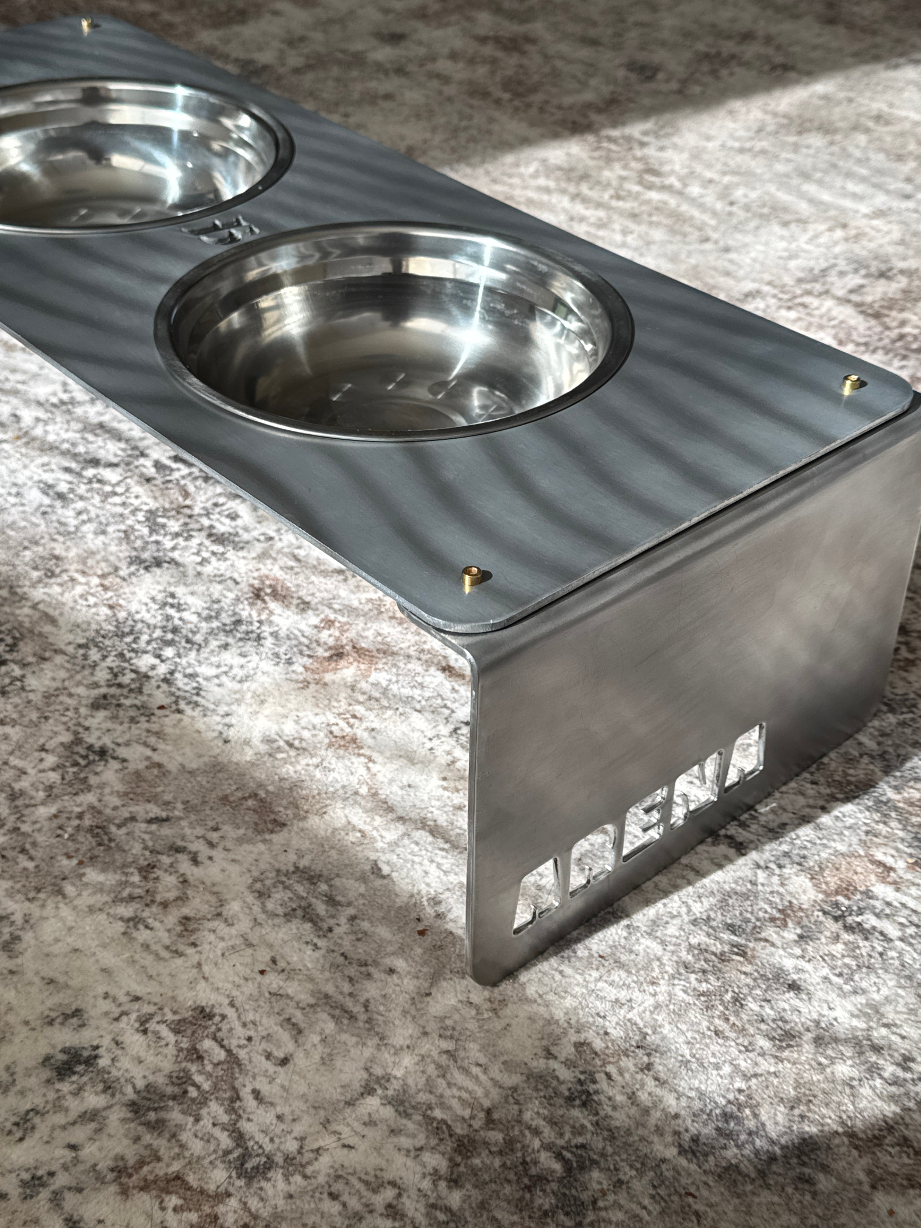 Plato de Aluminio Personalizado para Mascotas